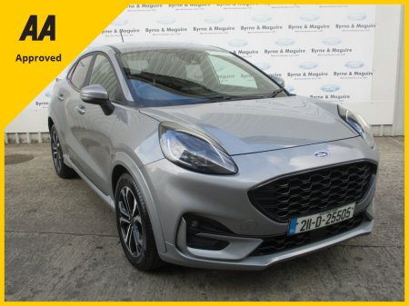 2021 Ford Puma ST-LINE 1.0 PETROL 125 MHEV IS  FULLY  WITH 12 MONTHS WARRANTY AND 12 MONTHS AA COVER.SERVICED