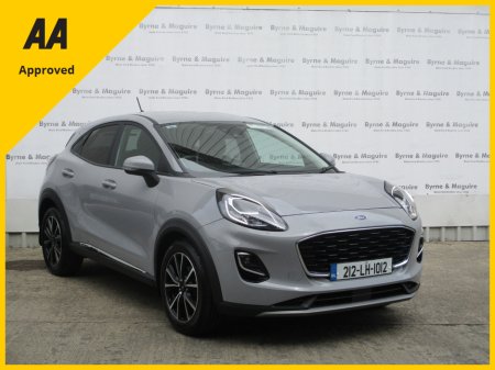 2021 Ford Puma TITANIUM 5DR 1.0T 125 MHEV. FULL FORD SERVICE HISTORY, SOLD WITH 2 YEARS NCT TEST, 12 MONTHS WARRANTY AND 12 MONTHS AA COVER !!