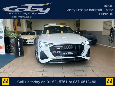 2021 Audi e-tron 50 SPORTBACK S-Line Black Ed 230KW New NCT, Alloy Wheels, 2Keys, MFSW, Sunroof, Full Electrics, Full Leather, Heated Seats, Car Play, Cruise Control, Dual Climate Control, Reverse Cam, and more. €29,950