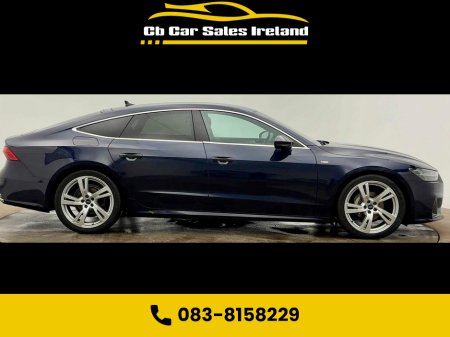 2022 Audi A7 2.0 TDI 40 S line Sportback 5dr Diesel S Tronic quattro Euro 6 (s/s) (204 ps) 1 OWNER + VIRTUAL COCKPIT + REVERSE CAMERA + HEATED SEATS €50,300