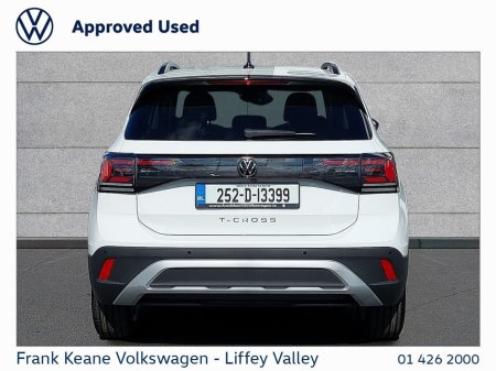 2025 Volkswagen T-Cross EDITION 75 1.0TSI 95BHP *PURE WHITE* *DELIVERY KMS* *252D REG* *BIG SAVINGS VS NEW CAR* *WHILE STOCKS LAST* *PCP 3 YRS FROM €276PM* €29,995 thumbnail
