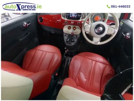 2018 Fiat 500 TWINAIR LOUNGE Glass roof Automatic, Reversing camera €12,995