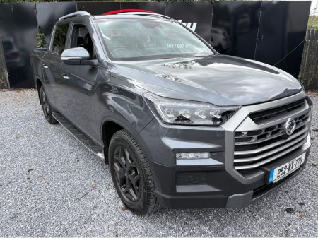 2025 KGM Musso 2.2 DSL AT P/T 4WD 4DR AUTO CREW CAB FULL LEATHER HEATED & COOLED SEATS PRICE EX VAT €46950 INC VAT