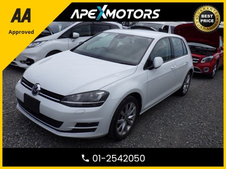 2017 Volkswagen Golf FINANCE ARRANGED * HIGHLINE (TOP-SPEC)  * AUTOMATIC (DSG) * AA APPROVED  * 101 SAFETY CHECKLIST * 12-MONTH ROADSIDE ASSIST  * IMMACULATE * LOW LOW MILES * ADAPTIVE CRUISE * NEW NCT OCT-26 * LOW TAX €18,449