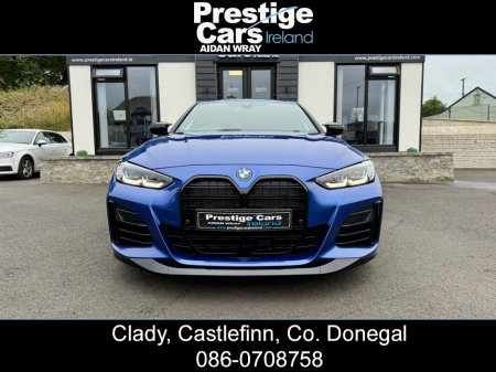 2022 BMW 4 Series 420 D M SPORT AUTO GRAN COUPE 5DR 190 BHP,M PERFORMANCE BODY KIT,PORTIMAO BLUE,FULL LEATHER,HEATED SEATS,HEATED STEERING WHEEL,XENONS,REVERSE CAMERA,PRIVACY GLASS,MASSIVE SPEC,ONE OWNER,FBMWSH €44,250