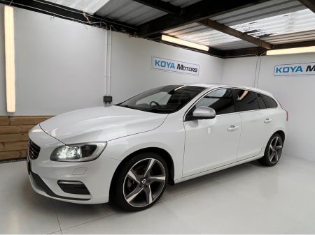 2016 Volvo V60 2.0 D4 R-DESIGN DIESEL AUTO // FULL LEATHER ELECTRIC SEATS // REVERSING CAMERA // CRUISE CONTROL // LANE ASSIST // COLLISION WARNING SYSTEM // TOP SPEC // UPGRADED ALLOYS €16,950