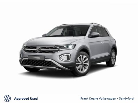 2025 Volkswagen T-Roc *Style* 1.0TSI 116HP Manual @Frank Keane Volkswagen South Dublin €35,995