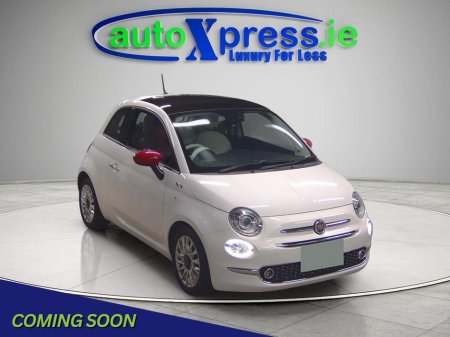 2018 Fiat 500 TWINAIR LOUNGE Panoramic Glass Roof Automatic, Reversing camera
