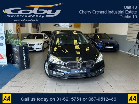 2015 BMW 2 Series Gran Tourer 1.5 Auto 7 Seater . New NCT, 2Keys, Alloy Wheels, Dual Climate Control, Full Electrics, Sat Nav, Parking Sensors, Reverse Camera, Cruise Control, Bluetooth, Full Leather, CD, Lane Departure  and more. €15,950
