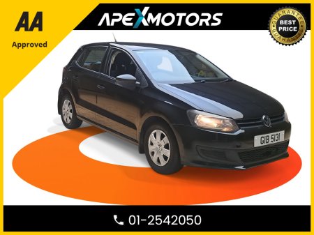 2013 Volkswagen Polo 1.2 5DR MANUAL  * AIR CONDITIONING * NEW NCT NOV-26 * IMMACULATE * 7-STAMPS SERVICE HISTORY * AA APPROVED * 101 SAFETY CHECKLIST * TOP-SPEC 5DR HATCH * LOW LOW MILES * 2-KEYS * LOW TAX * 12-MONTH ROAD