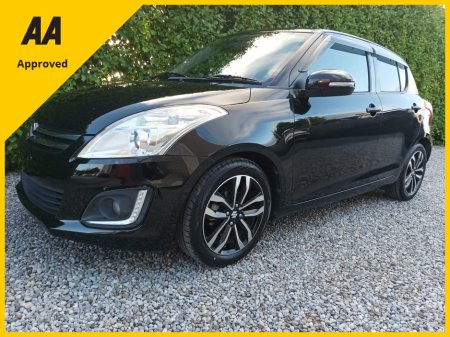 2016 Suzuki Swift 1.2 AUTOMATIC LEATHER AND SUEDE INTERIOR CRUISE CONTROL REVERSE CAMERA TOUCHSCREEN RADIO WITH APPLE CAR PLAY & ANDROID AUTO FACTORY IMMOBILISER KEYLESS ENTRY 2 YEARS NCT & 1 YEARS ROAD TAX €12,395