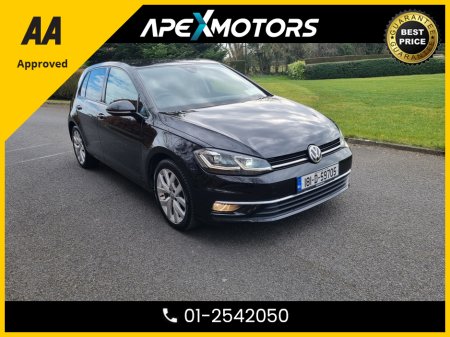 2018 Volkswagen Golf FINANCE ARRANGED * 1.4 HIGHLINE  * AUTOMATIC * AA APPROVED  * 101 SAFETY CHECKLIST * 12-MONTH ROADSIDE ASSIST  * IMMACULATE * TOP-SPEC * LOW LOW KMs * ADAPTIVE CRUISE * NEW NCT NOV-26 * LOW TAX * ONE