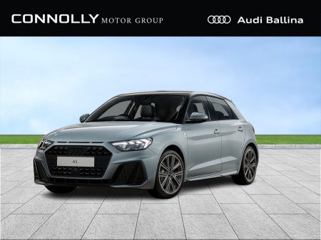 2026 Audi A1 S-LINE BLK ED AUTO WITH REAR CAMERA, HIGH BEAM ASSIST, FLAT STEERING WHEEL
