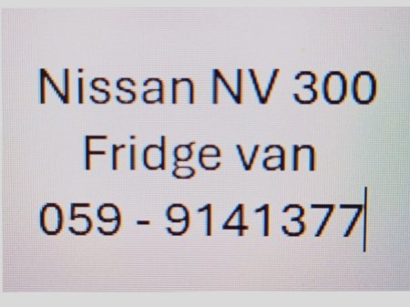 2021 Nissan NV300 FRIDGE VAN - AUTOIMAGE VAN CENTRE