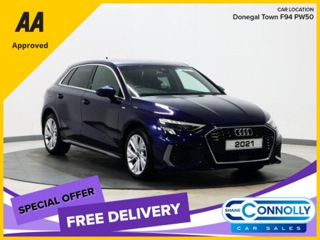 2021 Audi A3 *22* S LINE 40 TFSI E S-A SPORTBACK €24,900