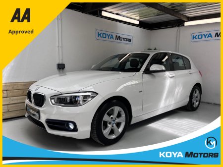 2016 BMW 1 Series 118D 2.0 DIESEL SPORT AUTOMATIC // LED MATRIX LIGHTING // LANE DEPARTURE ASSIST // PRO MEDIA PACK // CRUISE CONTROL // FRONT FOGS // SPORT ALLOYS €14,950