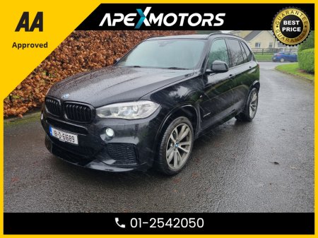 2018 BMW X5 FINANCE ARRANGED * X-DRIVE 30D M SPORT AUTO * 4WD * 7-SEATER * NEW NCT DEC-27 * IMMACULATE * 8-STAMPS SERVICE HISTORY * AA APPROVED * 101 SAFETY CHECKLIST * AUTOMATIC * HEATED SEATS * COLOUR REVERSE €49,949
