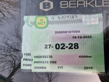 2019 Honda Fit 2019 HONDA FIT HYBRID AUTOMATIC LOW MILES €14,555 €14,555 thumbnail