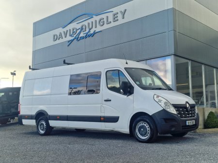 2018 Renault Master RWD LML35 DCI 130 Business EU6 7 seater crew cab*QUALITY ASSURED USED CARS*SIMI APPROVED*GREAT RATE FINANCE AVAILABLE*WELCOME TO DAVID QUIGLEY AUTOS* €17,950