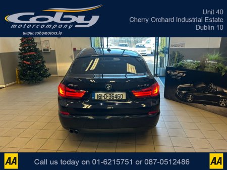 2016 BMW 5 Series D 5N22 4DR AUTO EU6 SE.  NCT, Full Leather, Alloy Wheels, MFSW, Full Electrics, Parking Sensors, Cruise Control, Dual Climate Control, Sat Nav, Heated Seats, Luggage Cover and more. €14,950 thumbnail