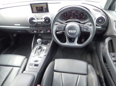 2018 Audi A3 1.4 TFSI SPORT PLUS LEATHER PETROL AUTOMATIC // VIRTUAL DASH // STUNNING CAR THROUGHOUT // FULL LEATHER // BLUETOOTH MEDIA // UPGRADED ALLOYS // FULL PARK ASSIST // REVERSING CAMERA €19,950 thumbnail