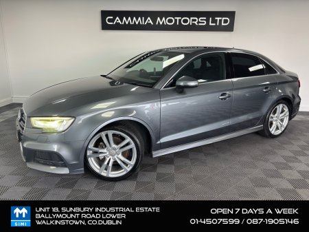 2017 Audi A3 AUDI A3 SALOON S-LINE AUTO*FACELIFT*DIGITAL DASH*HEATED ELECTRIC ADJUSTABLE SEATS*KEYLESS ENTRY & START*ADAPTIVE CRUISE CONTROL*REVERSE CAM & SENSORS*FINANCE AVAILABLE TRADE INS WELCOME* €20,950