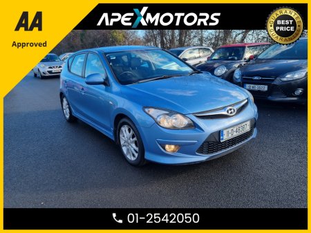 2011 Hyundai i30 1.6 COMFORT CRDI 5DR * AA APPROVED * 101 SAFETY CHECKLIST * IMMACULATE * TOP-SPEC 5DR HATCH * CRUISE CONTROL and SPEED LIMITER * NCT NOV-26 * LOW TAX * 12-MONTH ROADSIDE ASSIST * 01-2542050 €4,499