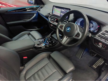 2022 BMW iX3 222 iX3 (NEW MODEL)  M SPORT --- PANORAMIC  SUNROOF --COMFORT PACK-- DRIVER ASSIST PROF PACK --- PARK ASSIST PACK -- ELECTRIC SEATS --- VISIBILITY PACK ---HIGH BEAM ASSIST - WIRELESS CHARGER €31,995 thumbnail