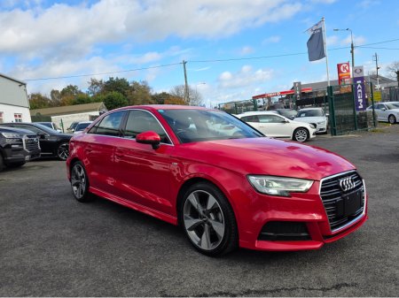 2018 Audi A3 Saloon (182) 1.4 S-LINE NAVI VIRTUAL CLOCKS ANDROID AUTO CARPLAY BLIND SPOT LANE ASSIST REAR TRAFFIC ASSIST €21,950