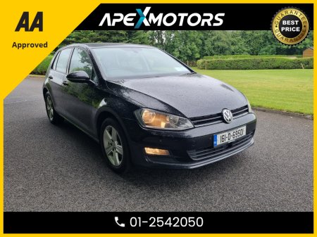 2016 Volkswagen Golf FINANCE ARRANGED * 1.4 TSI MATCH EDITION 125 * NEW NCT MAY-27 * 8-STAMPS SERVICE HISTORY * AA APPROVED * 101 SAFETY CHECKLIST * AUTOMATIC (DSG) * IMMACULATE * HEATED SEATS * 01-2542050