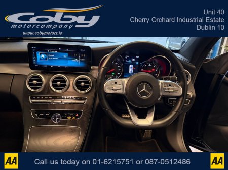2021 Mercedes-Benz C Class C220D AMG LINE EDITION 2DR AUTO. NCT & Tax, 1/2 Leather, Sat Nav, Dual Climate Control, Heated Seats, Cruise Control, Revers Cam, Parking Sensors, Paddle Shift, BT & more. €35,950 thumbnail