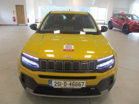 2025 Jeep Avenger AVENGER BEV 54KWH ALTITUDE 156HP €33,245