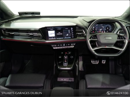 2024 Audi Q4 e-tron Q4 E-TRON 40 EDITION 1 S/LINE TECH PACK: NAVARRA BLUE METALLIC WITH FULL BLACK LEATHER, 20” ALLOYS, POWER CLOSING BOOT, HEADS UP DISPLAY €45,945