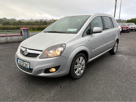 2013 Vauxhall Zafira 1.7 CDTI DESIGN 125PS 5 5DR €5,950
