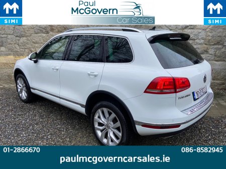 2016 Volkswagen Touareg CV 3.0 TDI 262BHP V6 5DR AUTO 5 SEATER COMMERCIAL**//**ELECTRIC TOWBAR**//**€333 ROAD TAX**//**FULL LEATHER**//**PANAROMIC ROOF**//**DOE 09 2026**//**PEARL WHITE**//**HEATED SEATS! €19,995 thumbnail