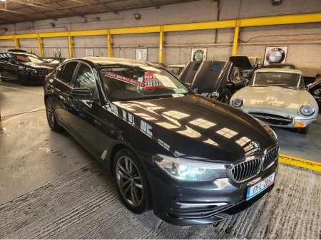 2017 BMW 5 Series D SE G2 JC32 4DR AUTO// NEW MODEL FINISHED IN BLACK METALLIC WITH BEIGE LEATHER//NEW SHAPE// AMAZING VALUE FULL BMW SSERVICE HISTORY//FRESH NCT MARCH 2027// €14,999