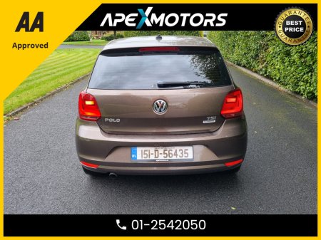 2015 Volkswagen Polo FINANCE ARRANGED * TOP-SPEC  * HIGHLINE * AUTOMATIC * NCT AUG-26 * LOW TAX * STAMPED SERVICE HISTORY * AA APPROVED * 101 SAFETY CHECKLIST * IMMACULATE ( AS NEW ) * COLOUR REVERSE CAMERA €9,949 thumbnail