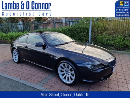 2007 BMW 6 Series 630I SPORT COUPE **** PAN ROOF **** SPORTS HEATED SEATS  **** BEST AVAILABLE *****