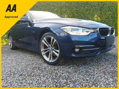2018 BMW 3 Series 320 DIESEL SPORT LINE SPORTS INTERIOR UNMARKED INSIDE BMW SERVICE HISTORY (9 INPUTS) JUST FULLY SERVICED 2 YEARS NCT 1 YEAR ROAD TAX LOADED WITH EXTRAS