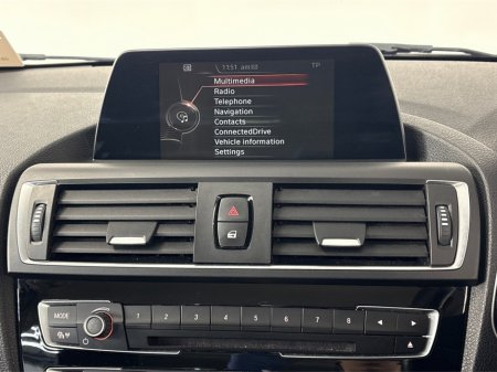 2017 BMW 1 Series 116D**MULTIFUNCTIONAL STEERING WHEEL**BLACK CLOTH INTERIOR**DIGITAL MEDIA DISPLAY**BLUETOOTH**AIR CONDITIONING**NAVIGATION**ISOFIX**FINANCE AVAILABLE** €14,995 thumbnail