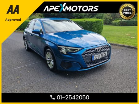 2021 Audi A3 FINANCE ARRANGED * 1.0  5-Dr HATCHBACK * NEW NCT JUL-27 * STAMPED SERVICE HISTORY * AA APPROVED * 101 SAFETY CHECKLIST * AUTOMATIC (DSG) * IMMACULATE * HEATED SEATS * COLOUR REVERSE CAMERA * TOP-SPEC