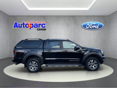 2018 Ford Ranger D/CAB WILDTRAK  in Black With Full Canopy,  Price €21,500 Plus VAT €19,471