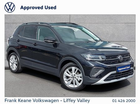2025 Volkswagen T-Cross EDITION 75 1.0TSI 95BHP *DEEP BLACK PEARL METALLIC* €29,995
