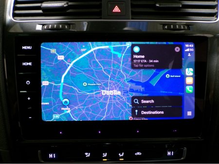 2018 Volkswagen Golf *2018*14,000 MILES*AUTO*VW GOLF MARK 7.5*COLOUR CAMERA*SAT-NAV*APPLE-CARPLAY*ANDROID AUTO*UP-GRADED VW ALLOYS*XL MEDIA*FLAT-BOTTOM SPORT STEERING WHEEL WITH ADAPTIVE CRUISE CONTROL**RADAR ASSIST €18,900 thumbnail