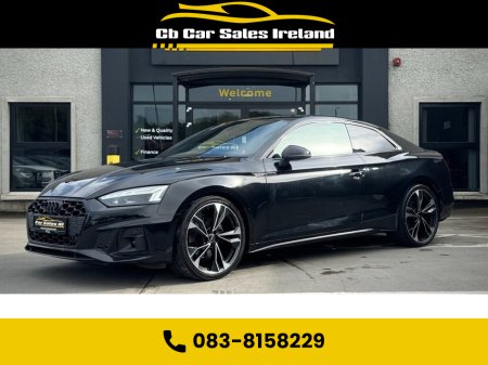 2022 Audi A5 2.0 TDI 35 Black Edition Coupe 2dr Diesel S Tronic Euro 6 (s/s) (163 ps) 1 OWNER + COMFORT AND SOUND PACK + 360* PARKING CAMERA €42,450