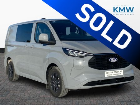 2026 Ford Transit Custom 2.5 SWB Limited Crew Cab,  2.5 232BHP PHEV Automatic €49,500