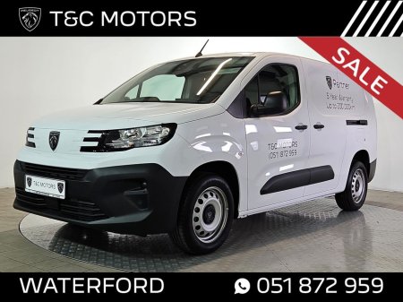 2025 Peugeot Partner PARTNER PROF PLUS 1.5 HDI 100BHP - Ex Vat Price, Long Wheel Base, 1,000KG - 5 Year Warranty, Low Rate Finance Available €21,947