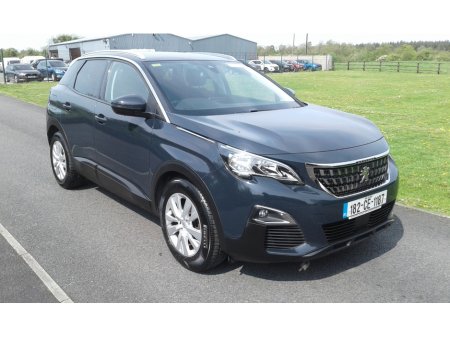 2018 Peugeot 3008 1.5HDI ACTIVE 130BHP 5DR €17,950