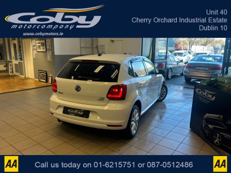 2016 Volkswagen Polo 1.2 TSI Comfortline Auto 5DRNew NCT done before collection, Alloy Wheels, Sat Nav, Mirror Link, Climate Control, Bluetooth, Auto Lights/Wipers, MFSW, Full Electrics and much more.. €10,950
