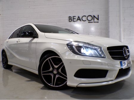 2013 Mercedes-Benz A Class *AMG NIGHT PACK*22,000 MILES*AUTO*MERCEDES A-CLASS 1.6 PETROL AUTOMATIC*HEATED LEATHER AMG MEMORY SPORT SEATS*AMG BODY-STLING*XL MEDIA*FULL SAFETY PACK*RADAR ASSIST*LANE ASSIS